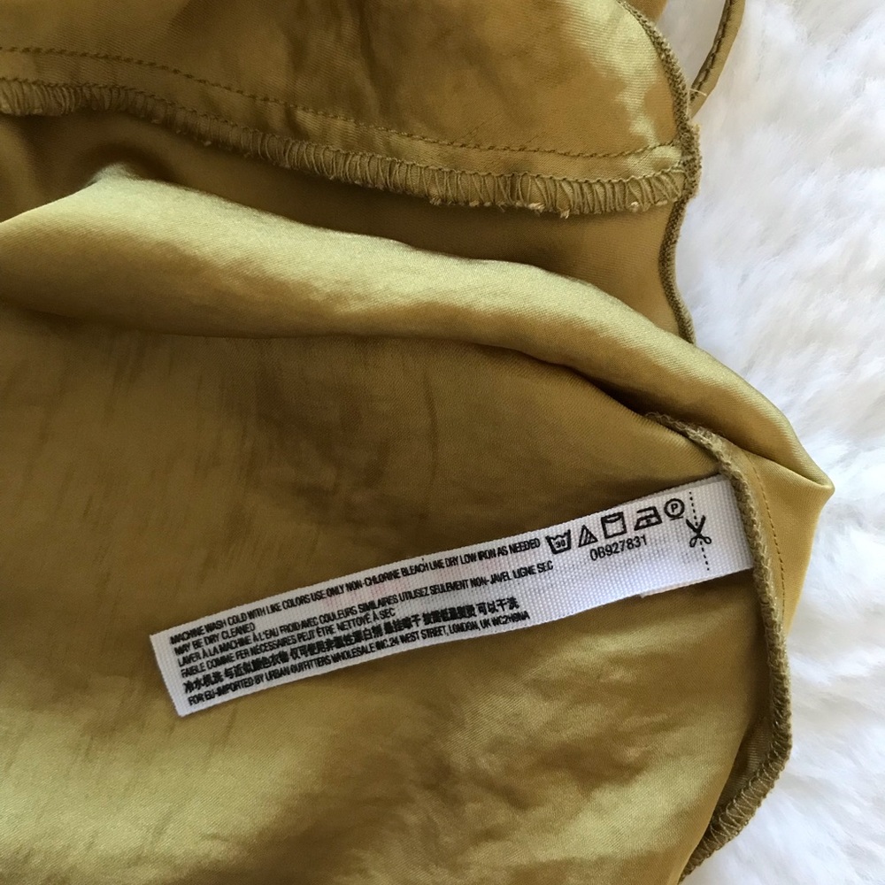 Free People Gold Ruffle Tank Top - Picture 5 of 5